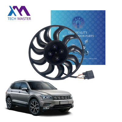 OEM 3Q0959455C ISO TS15949 प्रमाणन के साथ यूनिवर्सल कार इंजन कूलिंग फैन रेडिएटर