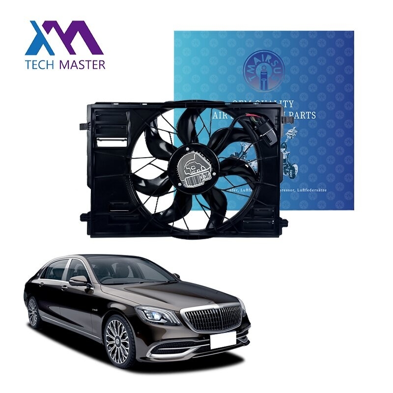4 Clyinders 600W पार्ट्स ऑटो कार रेडिएटर कूलिंग वेंटिलेटर के लिए मर्सिडीज बेंज ए-क्लास मॉडल W117 W176 W247 A2479060100